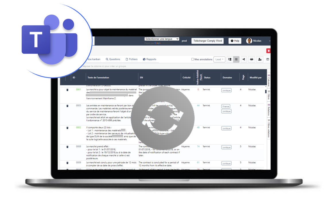 Comply : Identifiez facilement les exigences dans un document, analysez leur qualité et générez vos matrices de couverture et conformité plus vite et mieux​